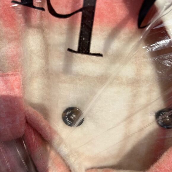 Cinq à Sept Aretha Plaid Mixed Media Coat NWT - Picture 6 of 11